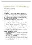 WGU D270 RHM3 TASK 2 &vert; PROPOSAL FOR ENHANCING BUSINESS GROWTH VIA SOCIAL MEDIA &vert; 2026 UPDATE &vert; WITH COMPLETE SOLUTION