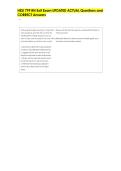 HESI 799 RN Exit Exam UPDATED ACTUAL Questions and  CORRECT Answers