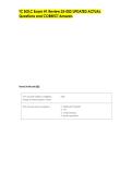 TC BOLC Exam &num;1 Review 25-002 UPDATED ACTUAL  Questions and CORRECT Answers