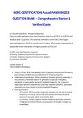 NERC CERTIFICATION Actual RANDOMIZED QUESTION BANK &ndash; Comprehensive Review & Verified Guide