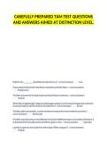 PROFESSIONAL TAM EXAM QUESTIONS ACCOMPANIED BY CORRECT RESPONSES FOR OUTSTANDING RESULTS&period;
