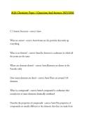 AQA Chemistry Paper 1 Questions And Answers 2025&sol;2026