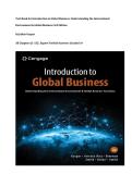 Test Bank for Introduction to Global Business&colon; Understanding the International Environment & Global Business 3rd Edition  by Julian Gaspar  &vert;All Chapters &lpar;1-15&rpar; &vert; Expert Verified Answers &vert;Graded A&plus;