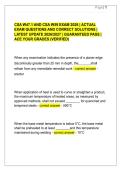 CSA W47&period;1 AND CSA W59 EXAM 2026 &vert; ACTUAL EXAM QUESTIONS AND CORRECT SOLUTIONS &vert; LATEST UPDATE 2026&sol;2027 &vert; GUARANTEED PASS &vert; ACE YOUR GRADES &lpar;VERIFIED&rpar;