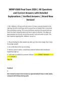 NRNP 6568 Final Exam 2026 &vert; All Questions and Correct Answers with Detailed Explanations &vert; Verified Answers &vert; Brand New Version&excl;