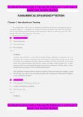 Fundamentals of Nursing 9th Edition Taylor Lynn Bartlett Test Bank