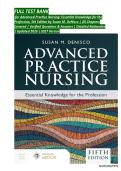 TEST BANK for Advanced Practice Nursing&colon; Essential Knowledge for the Profession&comma; 5th Edition by Susan M&period; DeNisco &vert; All Chapters &lpar;1-32 &rpar;Covered &vert; Verified Questions & Answers &vert; Detailed Rationales &vert; Updated 2026  2027 Version