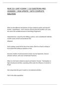 NUR 213- UNIT 4 EXAM &vert; 112 QUESTIONS AND ANSWERS &vert; 2026 UPDATE &vert; WITH COMPLETE SOLUTION