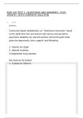 NUR 239 TEST 1 &vert; QUESTIONS AND ANSWERS &vert; 2026 UPDATE &vert; WITH COMPLETE SOLUTION