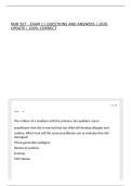NUR 507 - EXAM 1 &vert; QUESTIONS AND ANSWERS &vert; 2026 UPDATE &vert; 100&percnt; CORRECT