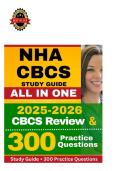 NHA CBCS Practice Exam Actual Questions with Verified Correct Answers and Detailed Rationales Designed for Medical Billing and Coding Students Preparing for the National Healthcareer Association Certification Exam Includes Real Exam Style Practice Accurat