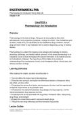 Solution Manual &ndash; Pharmacology&colon; An Introduction&comma; 8th Edition &vert; Henry Hitner &vert; Chapters 1&ndash;46