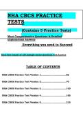 NHA CBCS Practice Tests Bundle Containing Five Full Length Practice Exams Featuring the Most Comprehensive Questions with Detailed Explanations and Verified Correct Answers Designed for Medical Billing and Coding Students Preparing for the National Health