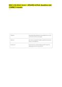 005C LOG BOLC Exam 1 UPDATED ACTUAL Questions and  CORRECT Answers 