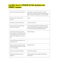 Log BOLC Exam 5 UPDATED ACTUAL Questions and  CORRECT Answers 