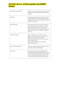 LOG BOLC Exam 2  ACTUAL Questions and CORRECT  Answers