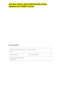OG BOLC EXAM 1 STUDY GUIDE UPDATED ACTUAL  Questions and CORRECT Answers