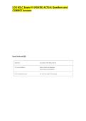 LOG BOLC Exam &num;1 UPDATED ACTUAL Questions and  CORRECT Answers