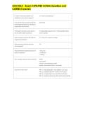 LOG BOLC  Bundled Exam Questions WITH  CORRECT Answers