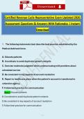 Certified Revenue Cycle Representative Exam Updated 2026 Assessment Questions & Answers With Rationales &vert; Instant Download