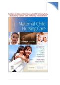 Test Bank for Maternal Child Nursing Care 7th Edition &vert; Perry&comma; Hockenberry&comma; Cashion&comma; Alden&comma; Olshansky & Lowdermilk