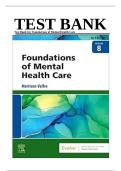 Test Bank for Foundations of Mental Health Care 8th Edition by Morrison-Valfre &vert; Comprehensive Exam Questions and Verified Answers