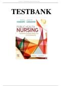 Test Bank For Public Health Nursing&colon; Population-Centered Health Care in the Community 10th Edition by Marcia Stanhope&semi; Jeanette Lancaster 9780323582247 Chapter 1-46 Complete Guide