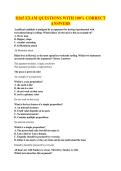 D265 EXAM QUESTIONS WITH 100&percnt; CORRECT ANSWERS