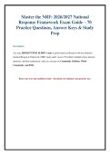 National Response Framework &lpar;NRF&rpar; Exam Prep 2026&sol;2027