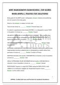 ARRT RADIOGRAPHY EXAM REVIEW &vert; TOP SCORES MADE SIMPLE &vert; TRUSTED TEST SOLUTIONS
