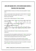 APEA FNP QBANK FNP &vert; TOP SCORES MADE SIMPLE &vert; TRUSTED TEST SOLUTIONS