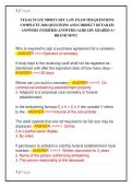 TEXAS STATE MORTUARY LAW EXAM 2026 QUESTIONS COMPLETE 2026 QUESTIONS AND CORRECT DETAILED ANSWERS &lpar;VERIFIED ANSWERS&rpar; ALREADY GRADED A&plus; BRAND NEW&excl;&excl;