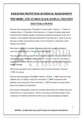 RADIATION PROTECTION IN MEDICAL RADIOGRAPHY TEST BANK &vert; TOP SCORES MADE SIMPLE &vert; TRUSTED TEST SOLUTIONS&excl;