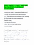 Nurs 5334 Exam 1 Ear&sol;Eye&sol;Urology&sol;Bone Questions With Verified Solutions&vert; Guaranteed Pass