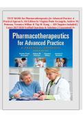 TEST BANK for Pharmacotherapeutics for Advanced Practice&colon; A Practical Approach&comma; 5th Edition by Virginia Poole Arcangelo&comma; Andrew M&period; Peterson&comma; Veronica Wilbur & Tep M&period; Kang &mdash; All Chapters Included &vert;&vert; Latest 2027&sol;2028 Verified Questions & Solutions &vert;&vert; Guaran