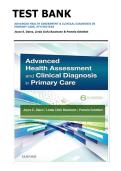 Advanced Health Assessment Test Bank 6th Edition &vert; Dains&comma; Baumann & Scheibel