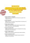 NVCC RAD 105 Final  Comprehensive Resource To Help You Ace 2026-2027  Includes Frequently Tested Questions With ELABORATED  100&percnt; Correct COMPLETE SOLUTIONS  Guaranteed Pass First Attempt&excl;&excl;  Current Update&excl;&excl;