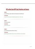 NYS written Exam EMT-basic Questions and Answers