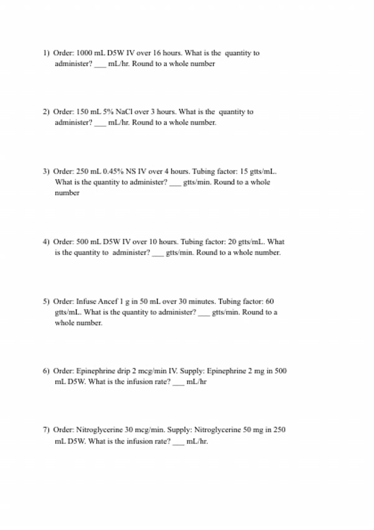 Dosage Calculation Practice Questions for Nursing Course | 2026 Latest ...