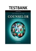 Test Bank for The World of the Counselor&colon; An Introduction to the Counseling Profession &lpar;4th Edition by Edward Neukrug&rpar;