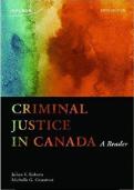 Criminal Justice in Canada&colon; A Reader &lpar;5th Edition&rpar; by Julian V&period; Roberts and Michelle G&period; Grossman&period;