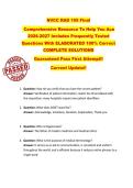 NVCC RAD 105 Final  Comprehensive Resource To Help You Ace  2026-2027 Includes Frequently Tested  Questions With ELABORATED 100&percnt; Correct  COMPLETE SOLUTIONS  Guaranteed Pass First Attempt&excl;&excl;  Current Update&excl;&excl;