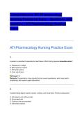  Comprehensive ATI Pharmacology Nursing Proctored Exam - Questions with Answers &lowbar; ATI Pharmacology Nursing Exam&period;pdf