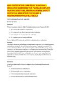 MAP Certification Exam Study Guide 2026 &ndash; Medication Administration Program Complete Practice Questions&comma; Verified Answers&comma; Safety Protocols&comma; Medication Procedures & Certification Success Materials