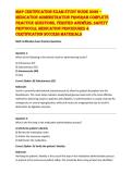 MAP Certification Exam Study Guide 2026 &ndash; Medication Administration Program Complete Practice Questions&comma; Verified Answers&comma; Safety Protocols&comma; Medication Procedures & Certification Success Materials