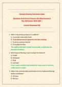 Georgia Flooring Contractor Exam Questions And Correct Answers&lpar;Verified Answers&rpar;  Plus Rationales 2026 Q&A &vert; Instant Download Pdf