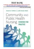 Community & Public Health Nursing Test Bank 4th Edition &vert; DeMarco & Healey-Walsh