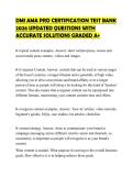 DMI AMA PRO CERTIFICATION TEST BANK 2026 UPDATED QUESTIONS WITH ACCURATE SOLUTIONS GRADED A&plus;
