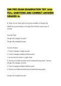 DMI PRO EXAM EXAMINATION TEST 2026 FULL QUESTIONS AND CORRECT ANSWERS GRADED A&plus;