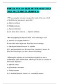DREXEL NUR 550 TEST REVIEW QUESTIONS 2026 FULLY SOLVED GRADED A&plus;